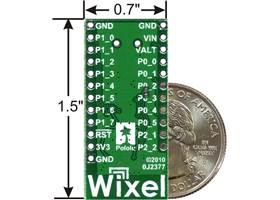 Wixel with a quarter coin